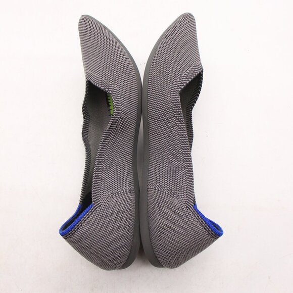 Rothy’s The Point Women's Size 7.5 Gray Ballet Flat Classic Slip On Shoes - Picture 6 of 9